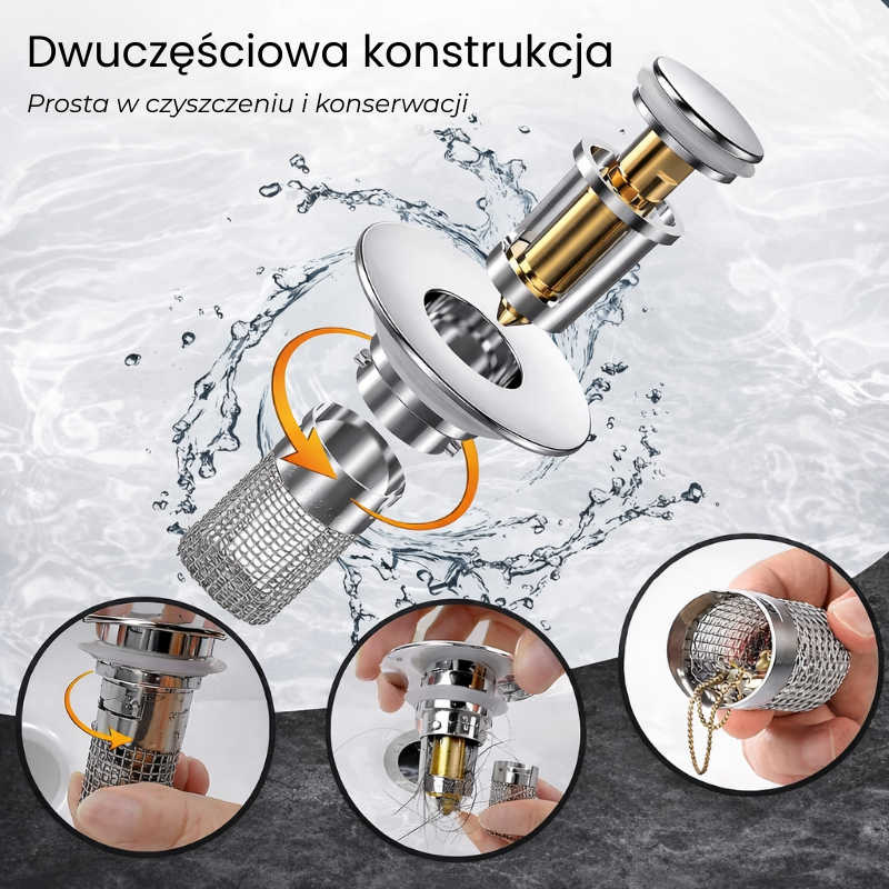 AquaSafe - Uniwersalne sitko do odpływu