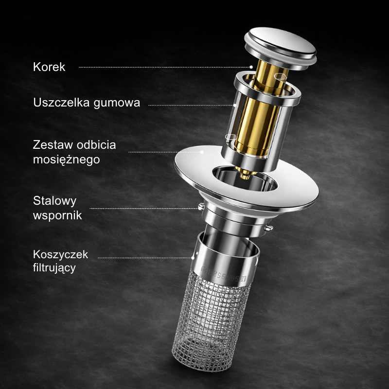 AquaSafe - Uniwersalne sitko do odpływu